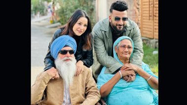 Shehnaaz Gill's Heartwarming Family Photo Featuring Dada, Dadi and Brother Shehbaaz Melts Hearts on Instagram, See Picture